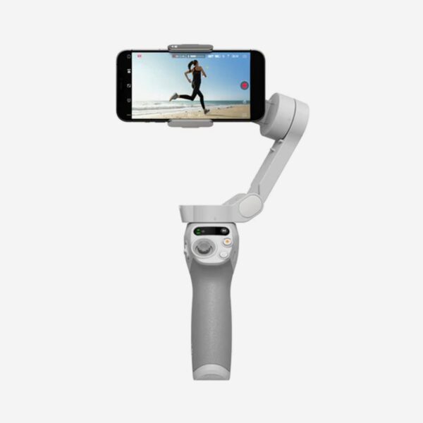 DJI Osmo Mobile SE smartphone gimbal in action, stable cinematic video capture